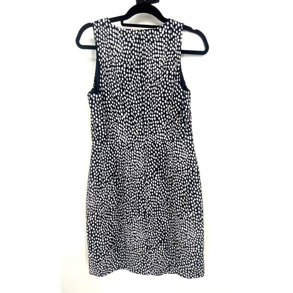 J.Crew Animal Print Dress Size 10 Basketweave Oncilla Print Sheath Dress NWT - Picture 5 of 6